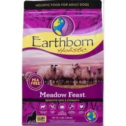 Earthborn Holistic 248385 4 lbs Meadow Feast Grain Free Pea Free Dog Food