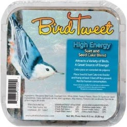 Pine Tree Farms 618008 9.5 oz Bird Tweet High Energy Suet & Seed Cake Blend 15 Count