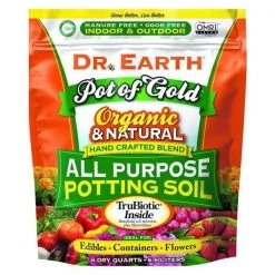 Dr Earth 5031167 6 Quart Pot of Gold All Purpose Potting Soil