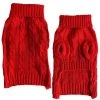 Casual Canine ZM2234 16 Cable Knit Turtlenck Sweater - Medium