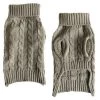 Casual Canine ZM2237 10 Bark To School Mck Neck Cable Knit Sweater - Extra Small