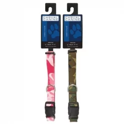 Casual Canine ZA6741 14 75 14-20 in. Camo Dog Collar; Pink