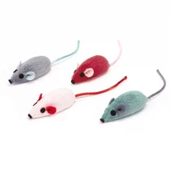 Petedge Cat is Good Rattle Mice Canister - 60 Piece