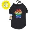 Petedge Casual Canine Puppy Pride Sequin Tees UPF 40; Small