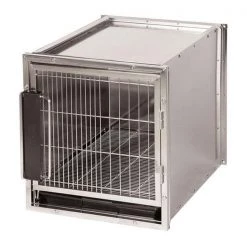 Fly Free Zone,Inc. Proselect Stainless Steel Modular Kennel Cage Divider; Large