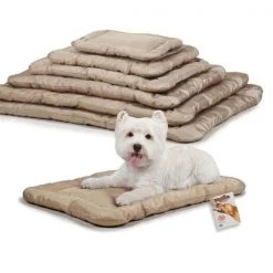 Slumber Pet ZW3908 18 25 Mega Ruff Crate Mat - Brown; Extra Small