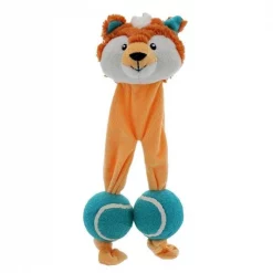 Play365 GY3651 69 Tennis Legs Fox Dog Toy