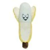 Chomper ZD2198 12 22 Food Junkeez Banana Plush Dog Toy - Small