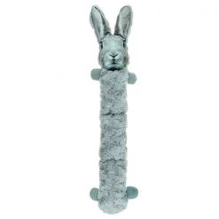 FurRealz ZD2115 16 3 Stack Tubular Squeaker Rabbit Dog Toy