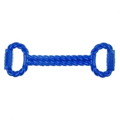 Infinita Infinity ZD2057 10 19 in. TPR Tug with Handles Toy; Blue