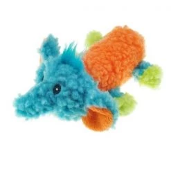 Chomper ZD1904 01 Noodle Doodle Sherpa Fleece Elephant Toy for Dog