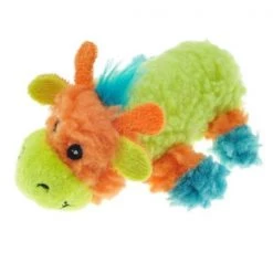 Chomper ZD1904 02 Noodle Doodle Sherpa Fleece Giraffe Toy for Dog