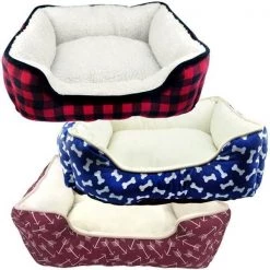 Slumber Pet ZA2227 19 83 19 in. Red Arrow Print Cuddler Bed