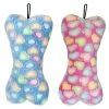 Zanies ZA1901 12 19 7.5 in. Sweetheart Snuggle Bone Pet Toy; Blue