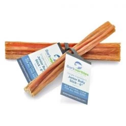 Barkworthies 20501235 6 in. Junior Bully Dog Chew - 60 Count