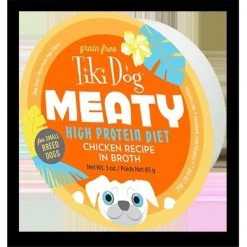 Tiki Pets 25111278 Meaty Chicken Dog Food - 3 oz