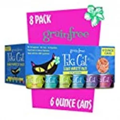 Tiki Pet 25110849 6 oz Cat Luau Wet Food Consomme Variety Pack