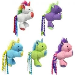 Multipet 60020642 3 in. Unicorn with Catnip Cat Toy