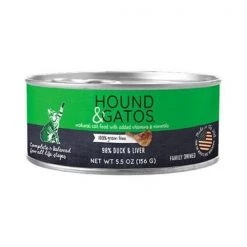 Hound 50300630 5.5 oz 99 Pecent Duck & Liver Recipe for Cats