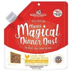 Stella & Chewy 84000896 7 oz Dog Freez Dried Magical Dinner Dust Chicken