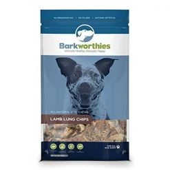 Pet Food Experts PF 20501651 12 oz Barkworthies Lamb Lungs for Dogs