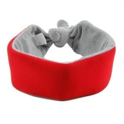 Pet Life PTCL2RD Neo Breeze Flexible Terry Neoprene Dog Neck Wrap; Red - One Size