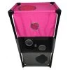 Pet Life PTT6PKGY Kitty Square Soft Folding Pet Cat House Furniture; Pink & Grey - One Size