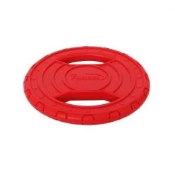 Pet Life DT20RDB Frisbee Durable Chew & Fetch Teether Dog Toy; Red - One Size