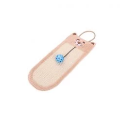 Petpurifiers Sisal & Jute Hanging Carpet Kitty Cat Scratcher Lounge with Toy; Brown - One Size