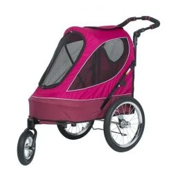 Petique JG01100103 Pet Jogging Stroller; Blazin Berry