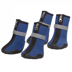 Pet Edge UM1245 12 19 Therma Pet Neoprene Dog Boots; Blue - Small