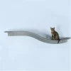 The Refined Feline LOT-BRAN-SK Lotus Branch Cat Shelf; Smoke