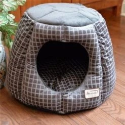 Aeromark C30HHG-SH Armarkat Cat Bed; Grey & Silver Grey