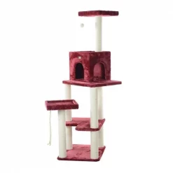 Armarkat A6902B 69 in. Classic Cat Tree; Burgundy