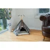 Armarkat C56HBS-SH Teepee Style with Striped Pattern Cat Bed