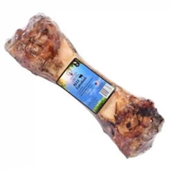 Scoochie Pet Products CTR2038R 7 in. Natural Roasted Shin Bone With Marrow