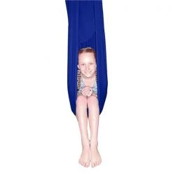 Abilitations 2010429 60 x 40 in. Lycra Cocoon Swing; Blue - 120 lbs