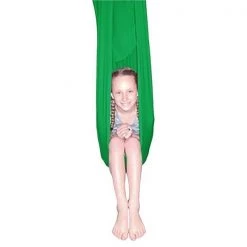 Abilitations 2010455 60 x 40 in. Lycra Cocoon Swing; Green - 120 lbs