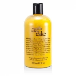 Philosophy 52101 16 oz Vanilla Birthday Cake Shampoo Shower Gel & Bubble Bath