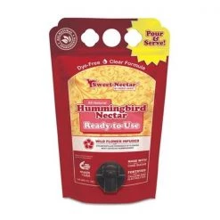 Sweet-Nectar B-HRTU-M-4 1.5 Litre Ready-to-Use Hummingbird Nectar in Eco-Fresh Pouch - Set of 4