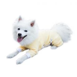 Cover Me by Tui XS Adj Fit Cover Me LS Yellow Adjustable Fit Step-into with Long Sleeve for Pets; Yellow - Extra Small
