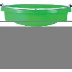 TopDawg 22389 20 qt. Little Giant Plastic Flat Back Bucket; Lime Green