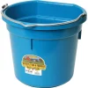TopDawg 29195 20 qt. Little Giant Plastic Flat Back Bucket; Teal