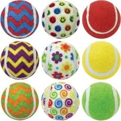 TopDawg 38904 2.5 in. Ruff Enuff Tennis Balls; Assorted Color