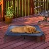 Petmaker 80-PET6085 Portable Raised Cot-Style Elevated Pet Bed; Blue