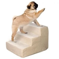 Petmaker 80-PET5062 High Density Foam 3 Tier Pet Steps - Tan