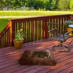 Trademark Poker Petmaker 80-PET6078 30 x 21 in. Waterproof Memory Foam Pet Bed - Brown