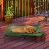 Petmaker 80-PET6085GRN Elevated Pet Bed; Green - 36 x 29.75 x 7 in.