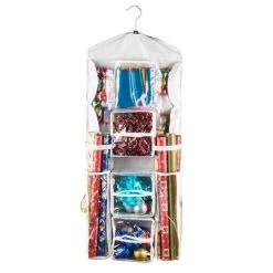 Elf Stor 83-DT5153 Double Sided Deluxe Hanging Gift Wrap & Bag