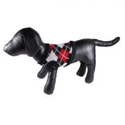 Petcessory DS1232XL Black Argyle Turtleneck Dog Sweater - Extra Large